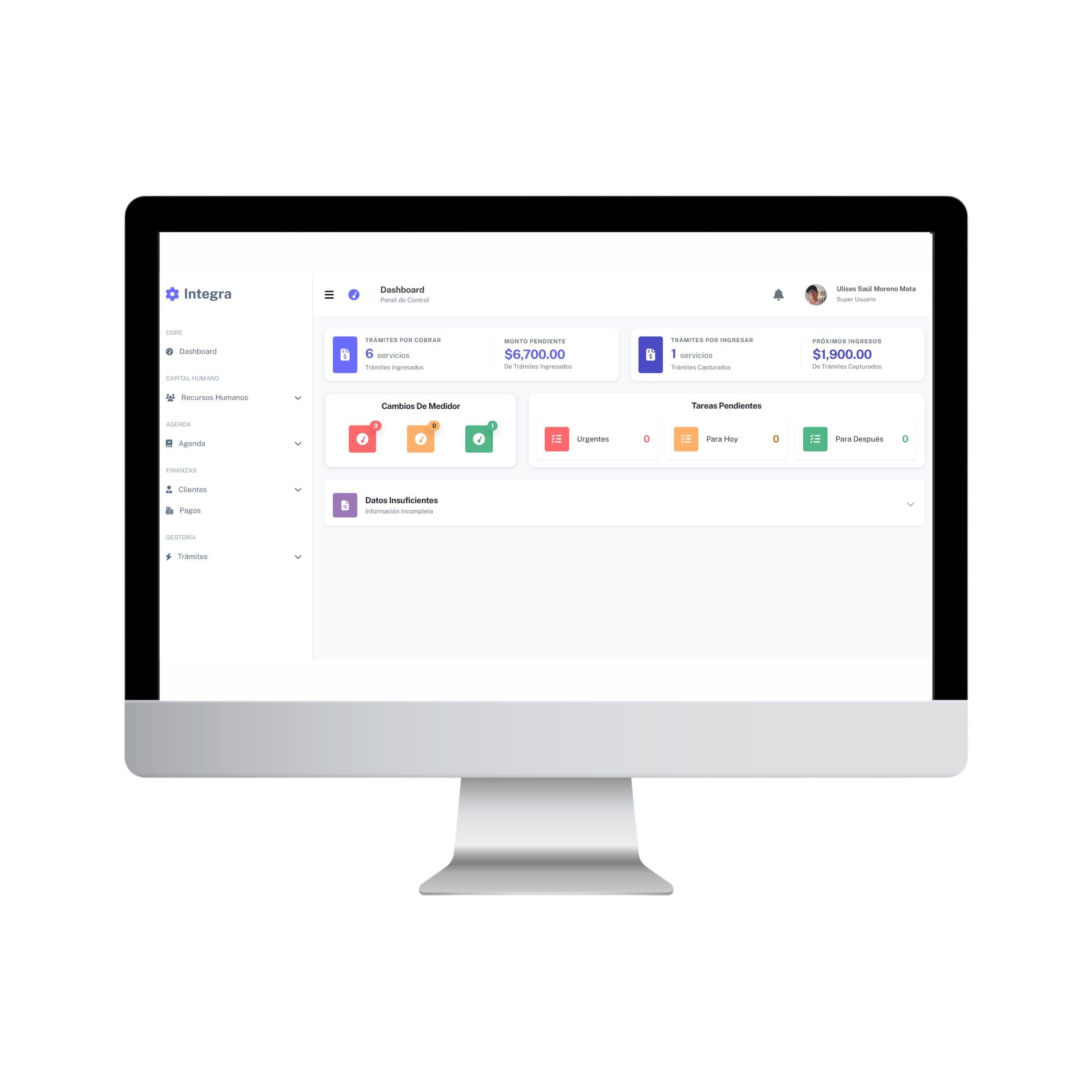 Interfaz INTEGRA ERP